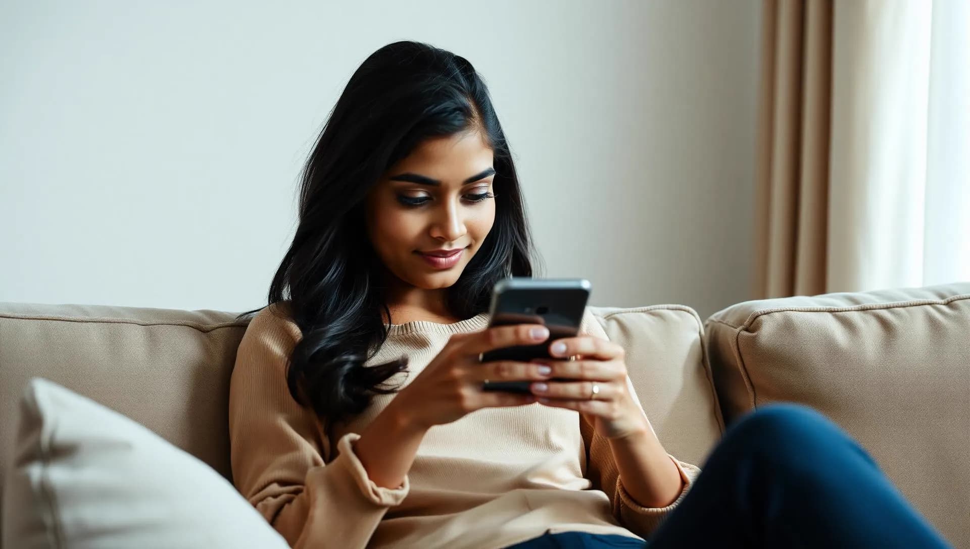 Client using the self-service therapy portal